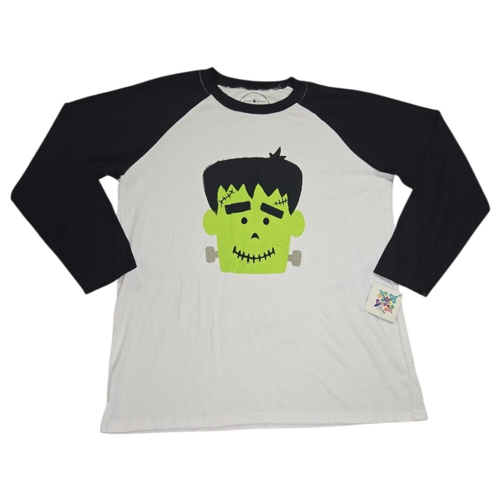 Jane Marie Kids XL Frankenstein Halloween NWT Raglan Tee School Retro Costume